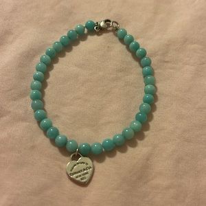 Authentic Tiffany & Co. beaded Amazonite bracelet